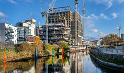 Photos: First V&A East building tops out in East London ceremony 