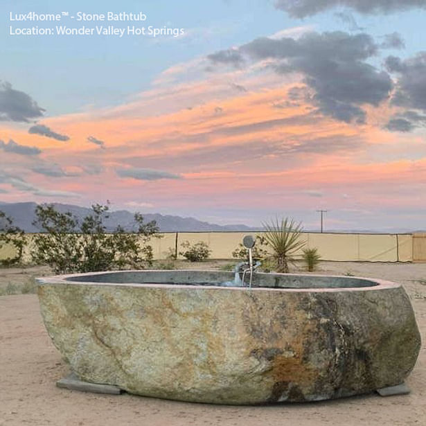 Outddor Stone Bathtub