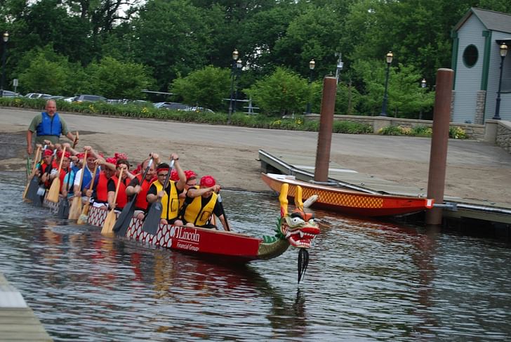 Dragon boat racing. Photo courtesy of the firm.
