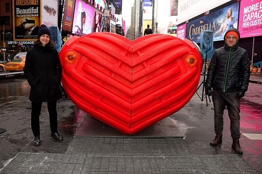 2015 Times Square Valentine Heart Design winner: 'Heartbeat' by Stereotank