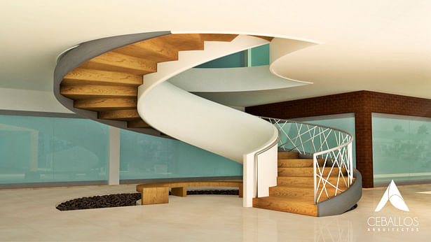 2. Sprial Staircase