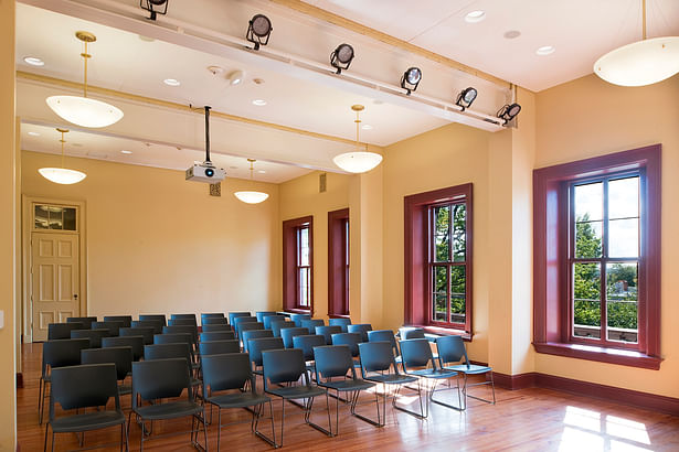 Former patient rooms re-configured into welcoming public meeting spaces