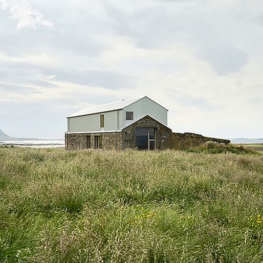 Hlöðuberg Artist Studio in Skarðsströnd, Iceland, by Studio Bua. Photograph: Marino Thorlacius