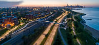 41st Street and 43rd Street Pedestrian Bridges, Lake Shore Drive, Chicago