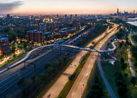 41st Street and 43rd Street Pedestrian Bridges, Lake Shore Drive, Chicago