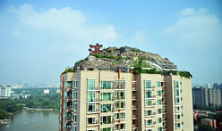 Zhang Lin Builds His Dream Mountain Home... On Top Of A Beijing Apartment Building