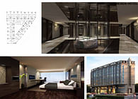 Meisen Hotel facade and interior design