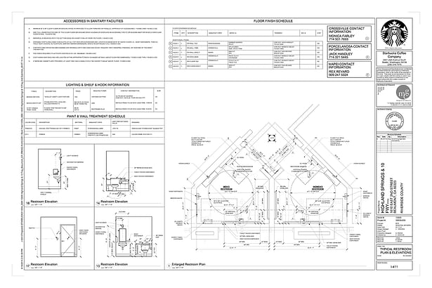 Restroom layout