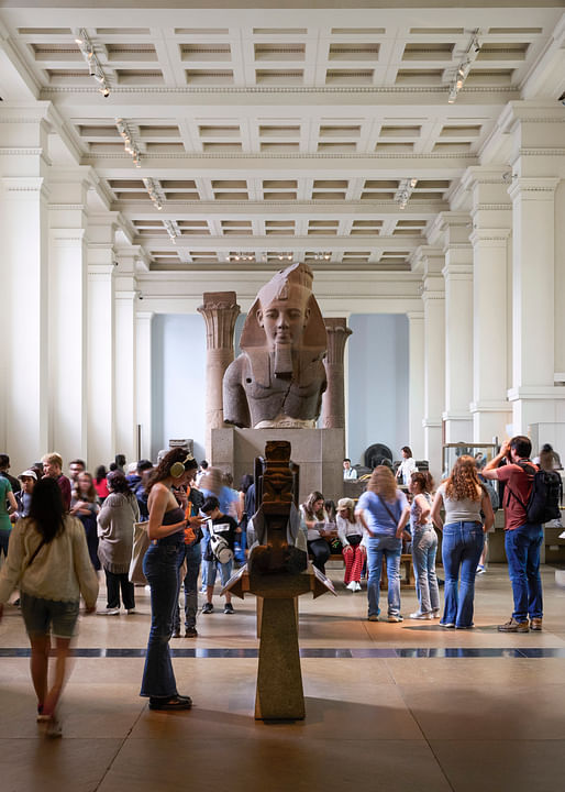 Inside the Egyptian Sculpture Gallery in the Museum’s Western Range. Image: © The Trustees of the British Museum