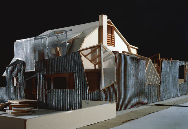 Model of Gehry Residence. Image courtesy of LACMA
