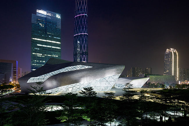 Shortlisted: Guangzhou Opera House, Guangzhou, China by Zaha Hadid Architects (Photo: Iwan Baan)