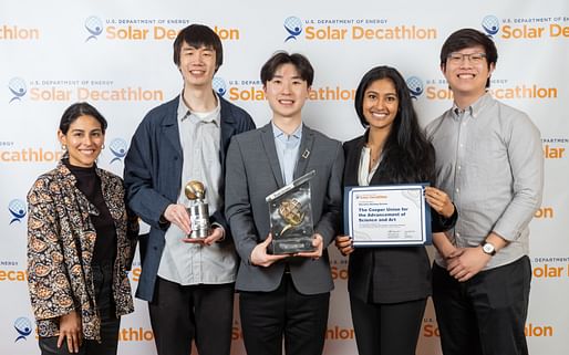 2023 Solar Decathlon Design Challenge Commercial Grand Winners from The Cooper Union. Image courtesy U.S. Department of Energy