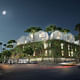 MAD's 'hillside village' for 8600 Wilshire in Beverly Hills. Credit: MAD Architects