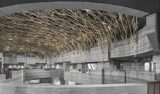 Best Institutional & Commercial Interior- Neri&Hu Design and Research Office: The HUB Performance and Exhibition Center, Shanghai, China. Photo credit: Azure