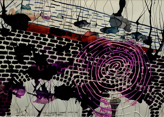 Will Alsop for 10x10 Drawing the City London 2014. Image courtesy of Article 25.
