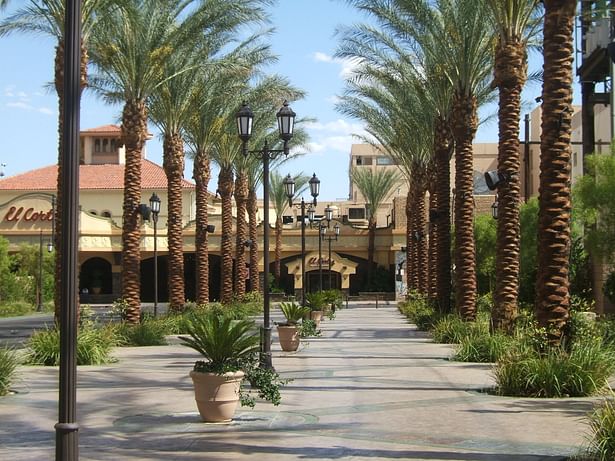 El Cortez walkway and events area