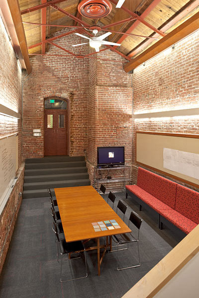 Conference room in original boiler room