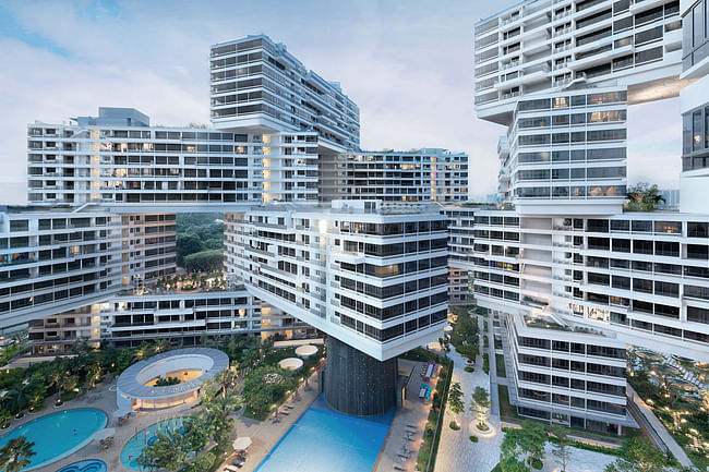 COMPLETED BUILDINGS - The Interlace / Singapore. Designed by OMA / Ole Scheeren.
