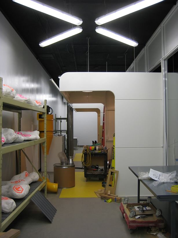 a View inside working Laboratory (work Staff)