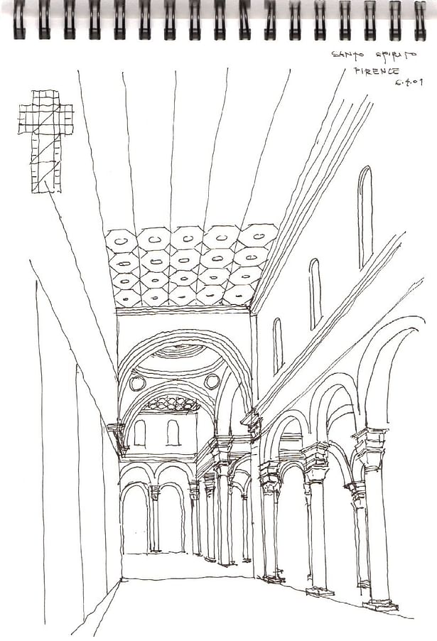 Santo Spirito, Filippo Brunelleschi, Firenze