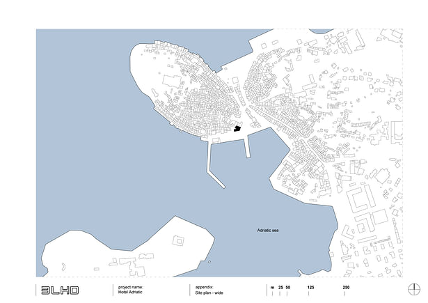 Wide site plan