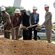 Officials from the U.S. Dept. of Transportation break ground as the plan's construction begins. Photo courtesy of MoDOT flickr.