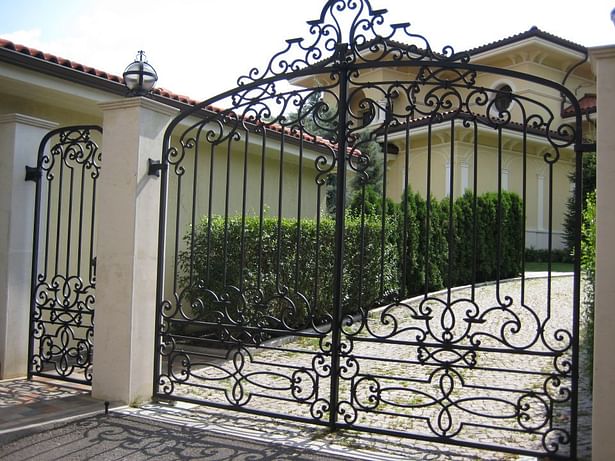 Residential entrance gate Varna-Bulgaria