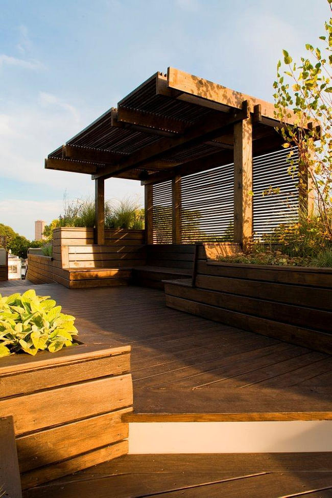 Sculptural Rooftop + Garden in Chicago, IL by dSpace Studio