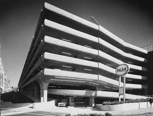 Paul Rudolph's Temple Street Parking Garage. Image courtesy Yale University School of Architecture
