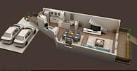 3d floor plan of residential house