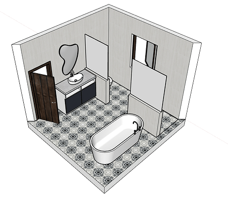 Bathroom Mockup - Cuevas Residence