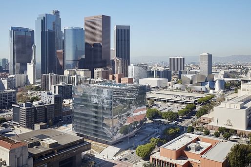 2017 AIA|LA DESIGN AWARD - HONOR: New United States Courthouse (Los Angeles, CA) by Skidmore, Owings & Merrill. Photo: Bruce Damonte​.