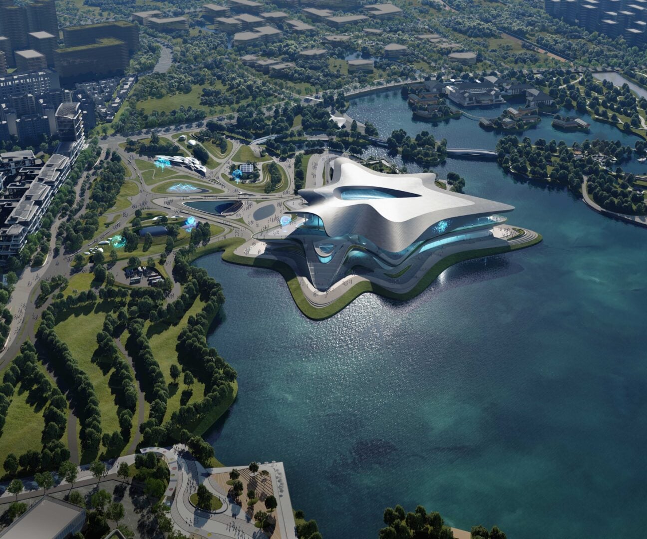 Zaha Hadid Architects reveals Chengdu Science Fiction Museum design in ...