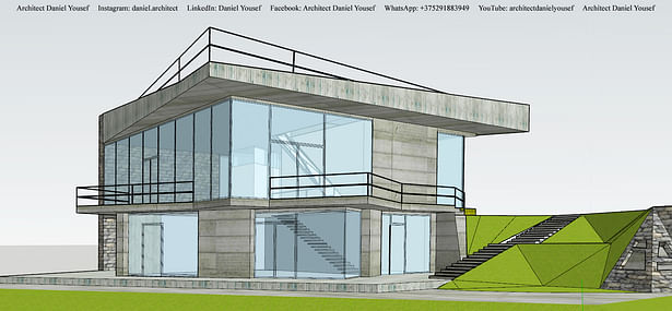 SketchUp- view from the plot
