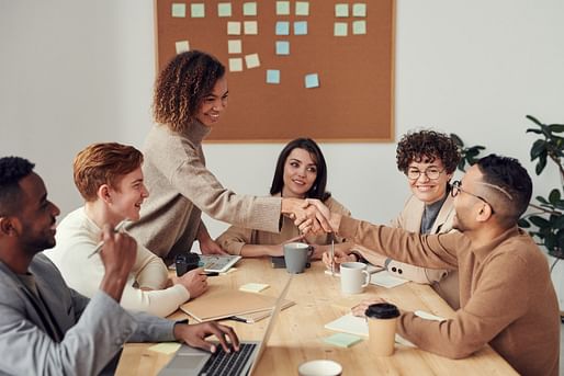 Teamwork. Photo by fauxels, via Pexels