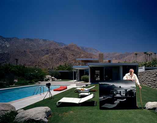 Julius Shulman, Kaufmann House, Palm Springs, CA, July 2003. Photo ©2017 Todd Eberle.