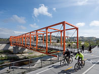 SPF:architects' anticipated LA River pedestrian bridge opens to the public with a unifying gesture