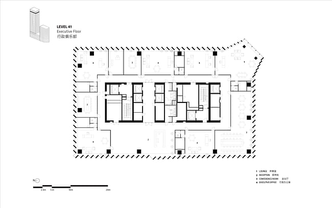 Level 41 floor plan. Image courtesy of BIG.