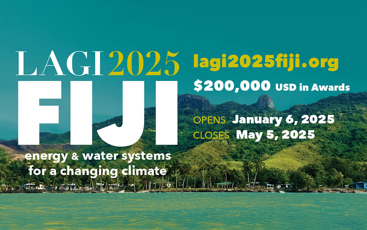 LAGI 2025 Fiji: Design Competition for Climate Resilience Opens Today with $200,000 USD in Awards