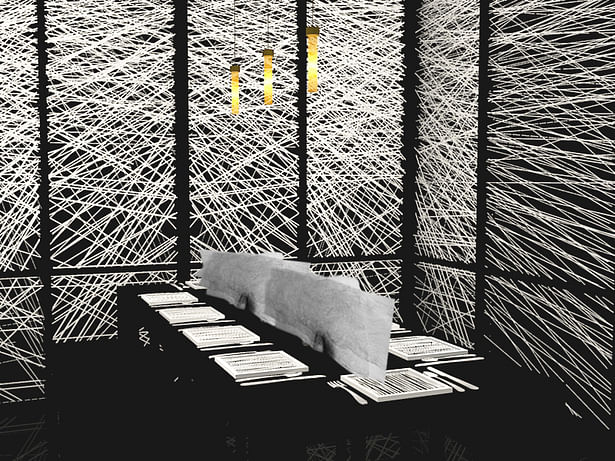 Rendering of Dining Booth