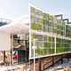 The Biber Architects-designed USA Pavilion under construction. (Photo: Saverio Lombardi Vallauri; Image via nytimes.com)