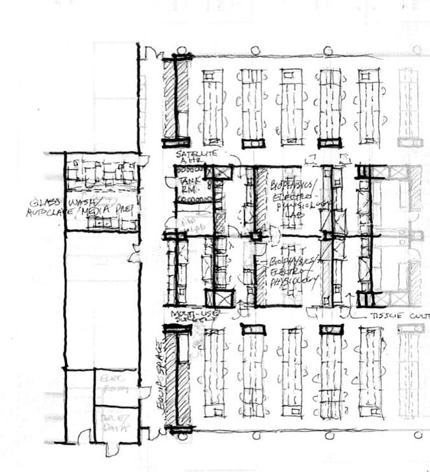 Detailed Lab Layout Sketch