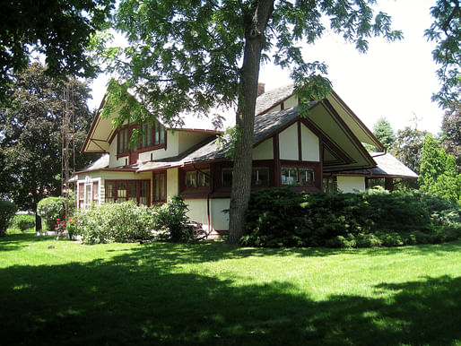 The Warren Hickox House in Kankakee, Illinois. Image: Teemu08/Wikimedia Commons (CC BY-SA 3.0)