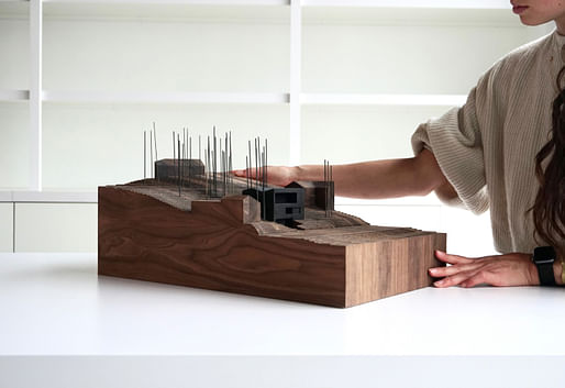 Model of SQ Residence. Image courtesy of Laney LA.