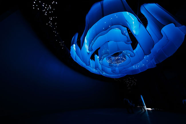 3D theater inside science pavilion. Photo: Ryuji Miya. Image courtesy of Chris Y.H. Chan