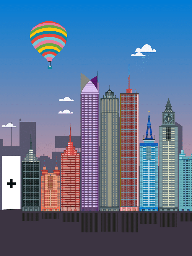 'Skyscrapers' by Brooklyn-based studio Tinybop. Image: Courtesy Tinybop