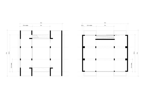 Floor plans Ark-shelter