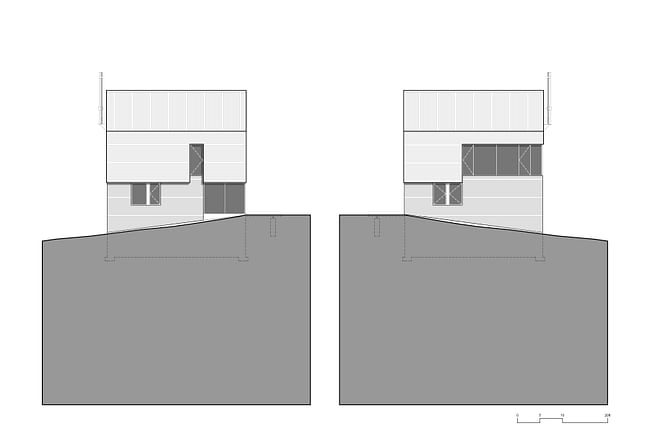 East-west elevations. Image credit: MacKay-Lyons Sweetapple Architects