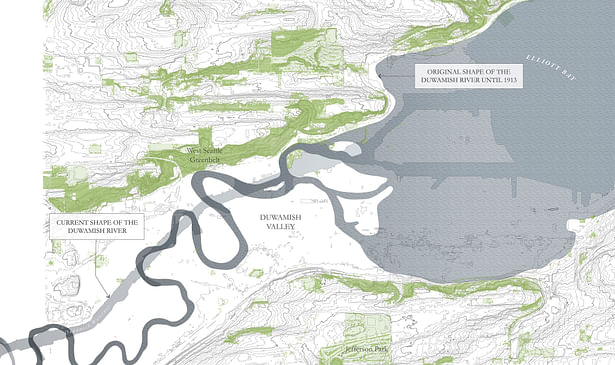 Duwamish Crossings: River Site Map (Wittman Estes)