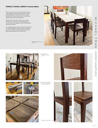 DINING CHAIRS & BENCH | handcrafted